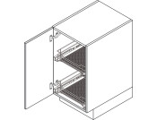 VS SUB 500mm PO Bskt Hinged 1xSph Chr