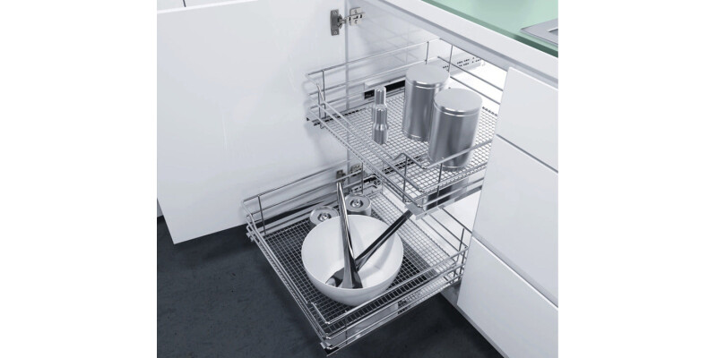 VS SUB 400mm PO Bskt Hinged 1xSph Chr