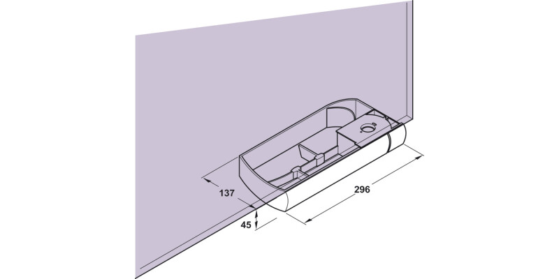 Ninka Swivel Tray Plastic Opaque