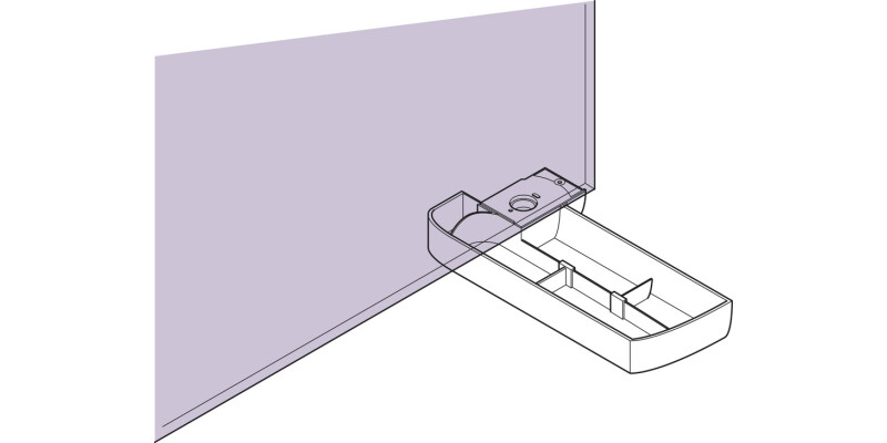 Ninka Swivel Tray Plastic Opaque