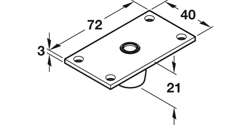 Top Roller Guide for PO Larder Runner
