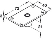 Top Roller Guide for PO Larder Runner