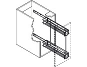 PO Baskets 2-Tier 150mm RH Chrome