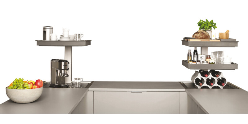 Ninka Qanto 2 Tray Dark Grey