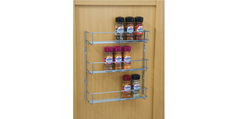 Spice/Pack Rack 3-Tier Linear 400x55mm