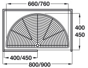 1/2 Carousel Set Wire 645-790 Cab 900mm