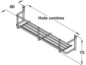 Spice/Pack Rack 1-Tier Linear 400x55mm