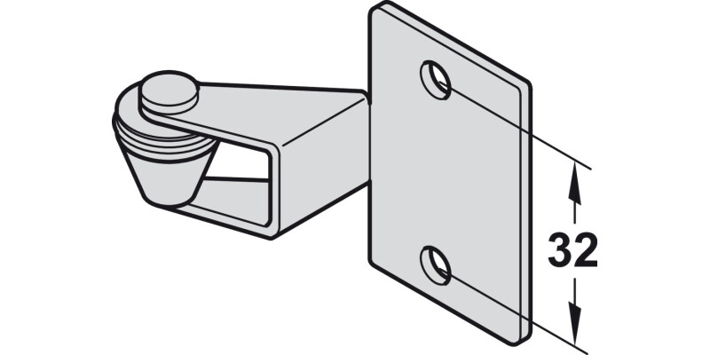 Slido Cls 50VFP Spacer for Track