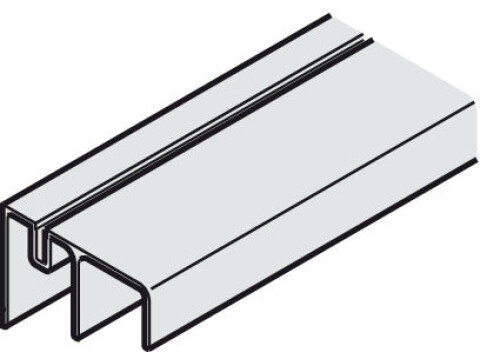 Slido Cls 50VFP Dbl Btm Track 2.5m