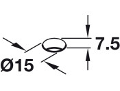 3/4 Carousel D820mm H667-713mm Alu/Gry