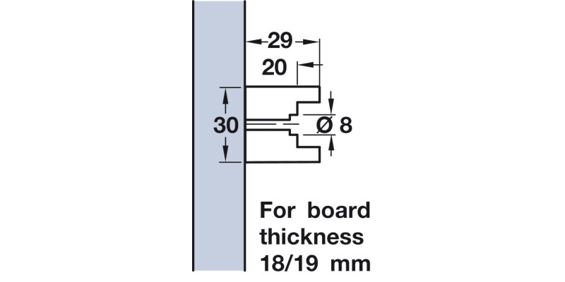 Beech Runner 47x449x30mm for Between Cab