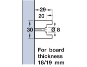 Beech Runner 47x449x30mm for Between Cab