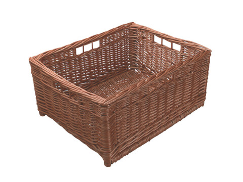 Wicker Bskt FS 4 Hdl 220x450x375mm 450mm