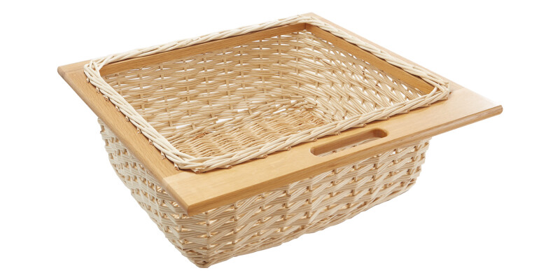 Wicker Baskets/Runs Set 600mm Oak/P.Nat