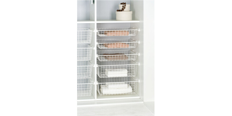 W/Robe Basket 494x536x175mm White 600mm