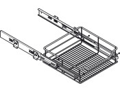 PO Veg Basket/Soft Close Run 400mm Chr