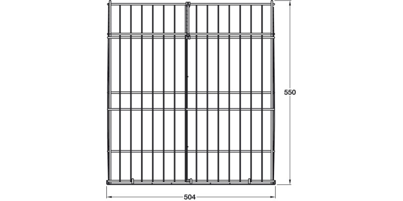 Laundry Basket FS 12kg Wht Min.400mm