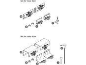PS48.1 Fitting Set 28mm Outer Door