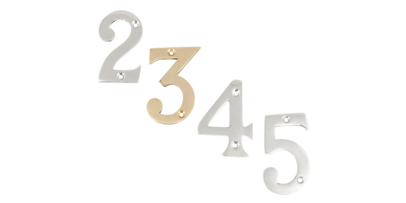 Numeral 4 76mm ZA Pol Brass