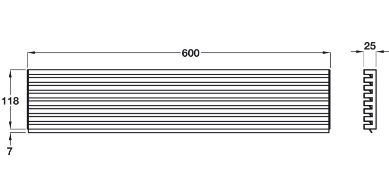 Click Vent System Grille Set St St CLR