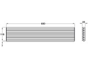 Click Vent System Grille Set St St CLR