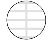 Vent Grille RM 570x57mm Alu White 9010