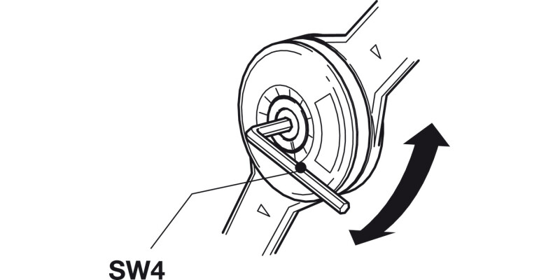 Duo Forte Flap/Lid Stay 28mm Hospa NP