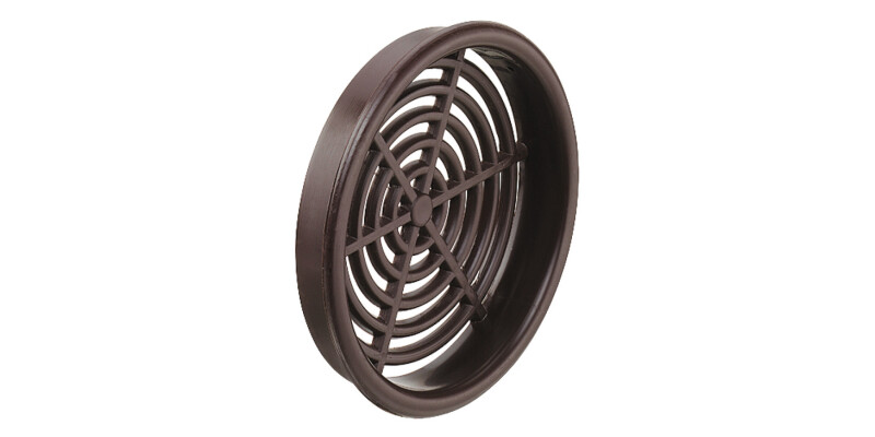 Vent Trim RM D65mm Pl Brown