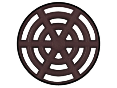 Vent Trim RM D65mm Pl Brown