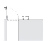 Counterflap Catch 92mm Brass PB