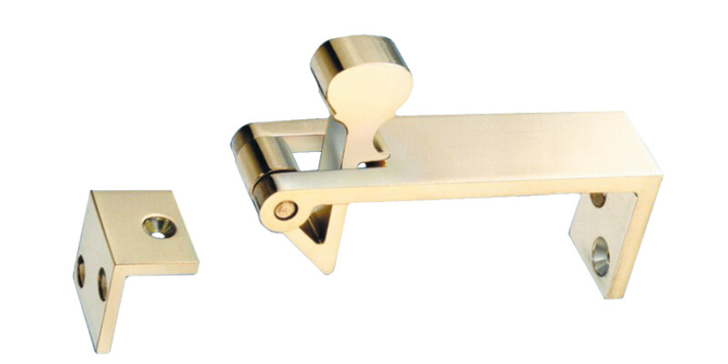 Counterflap Catch 92mm Brass PB