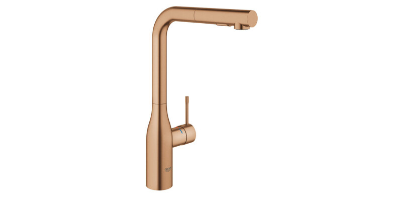 Grohe Essence Tap w PO Spray Br.Warm Sun