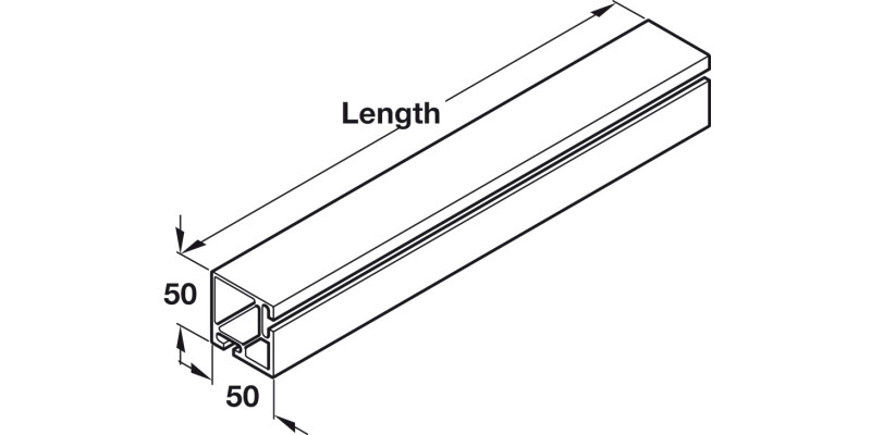 Ropox Wall Bar Pro/Spindle 1150/1050mm