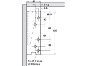 Swing Up Flap 90D Hinges Spr Both 2x180N