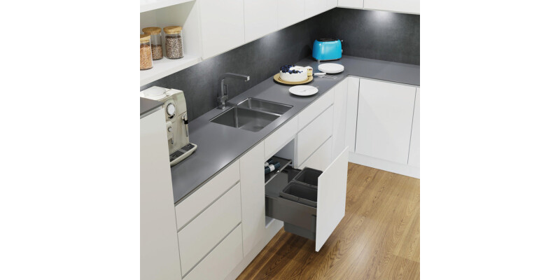 VS Envi SpaceS U/S Bin 500mm 12+15.5L