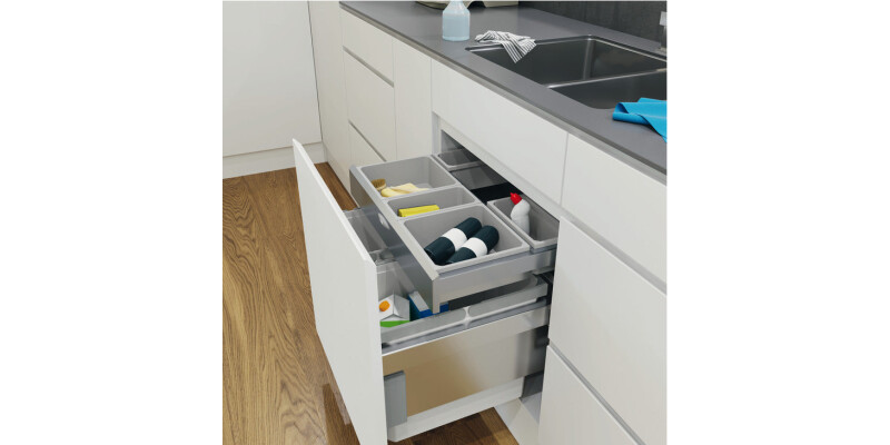 VS Envi Drawer Bin 500mm 1x1.2+1x2.7L