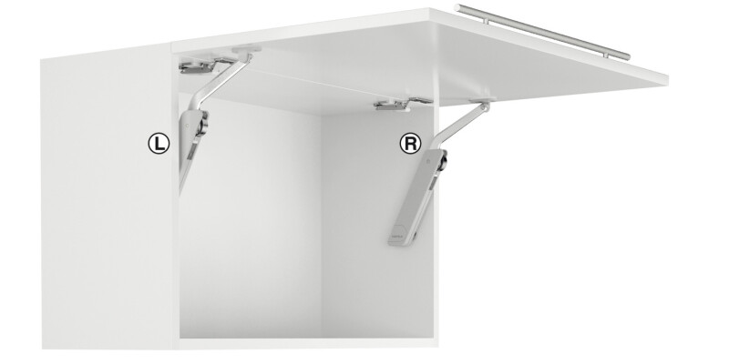 Free Flap H 1.5 Plastic/Metal D LH White