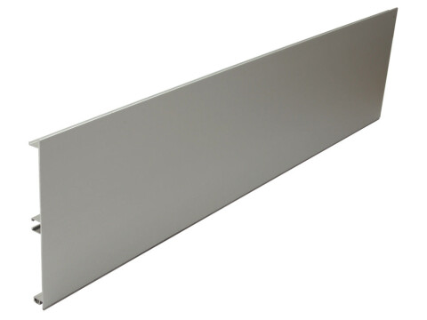 Plinth Panel 145x3000mm Alu Silver Col