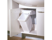 Waste Bin Pl White 1x8L