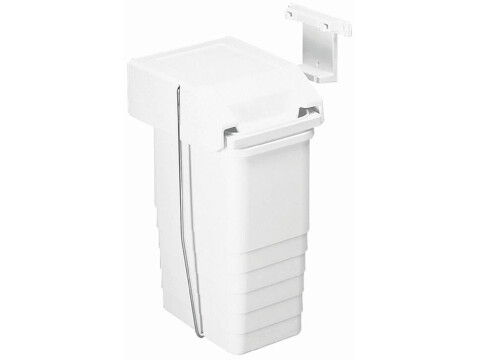 Waste Bin Pl White 1x8L