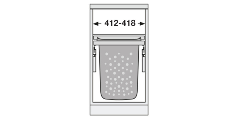 Hailo Laundry-Carrier 500mm 2x33L