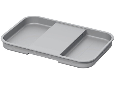 One2Five Ind Bin Lid 25 or 35L Pl Grey