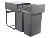 Waste Boss Duo PO Bin 400mm 2x32L