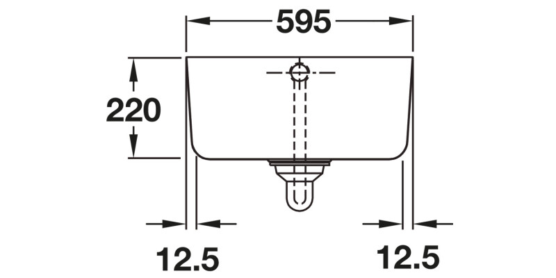 RM CBL595WH/ Belfast Ceramic 1.0B Sink