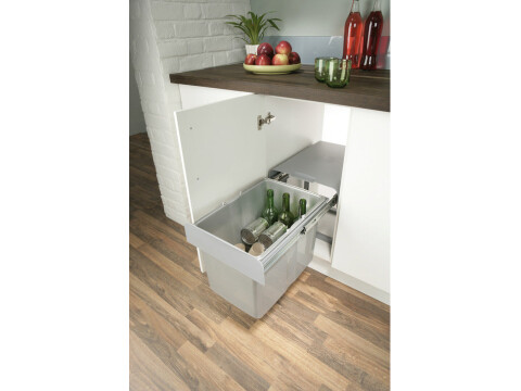 Ekko PO Bin Min 400mm 1x34L Pl Grey