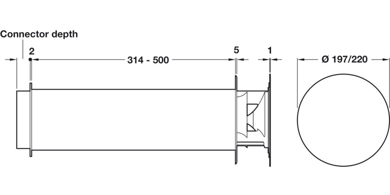Compairflow 150 Star Rect Wall Vent Sys