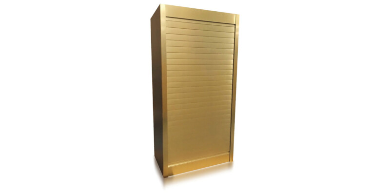 Tambour Door Sys 600x1210mm Gold