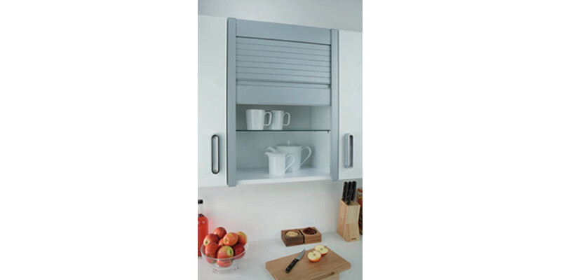 Tambour Door Sys 600x1210mm Anthracite