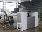 Tambour Front Panel 44x2300mm Pl Grey