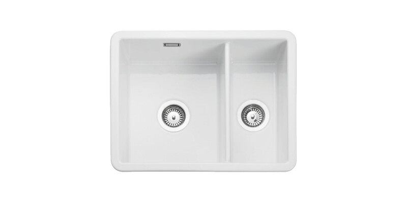 Sink, 1.5 Bowl, Ceramic, Rangemaster